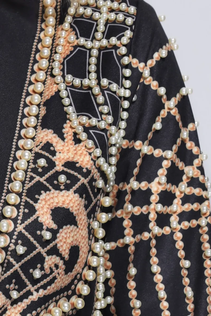 Dole Blazer dress with pearls - Image 5