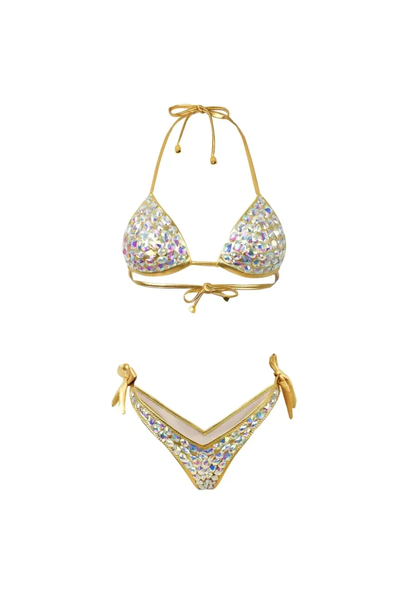 Duke Diamond Bikini - Gold - Image 4