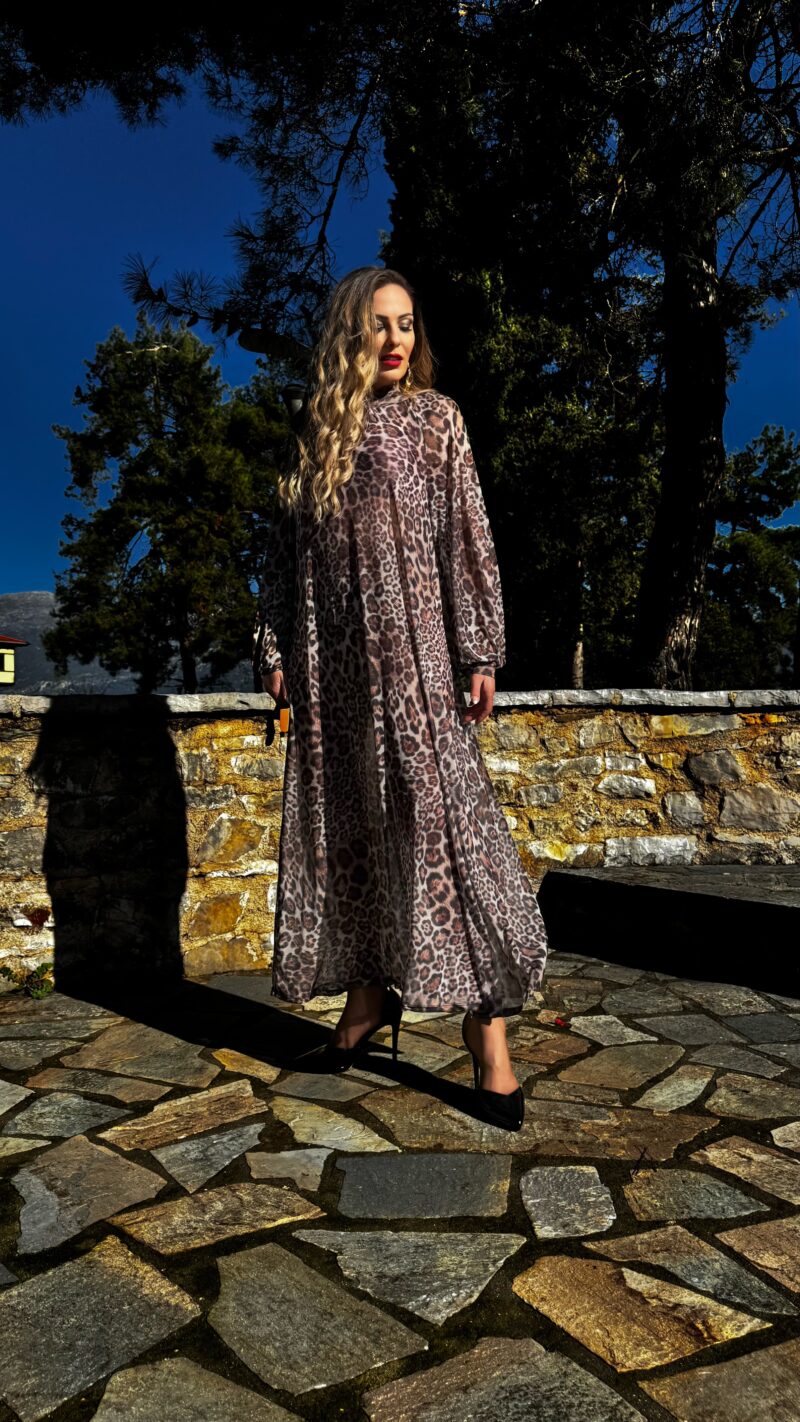 Wild Elegance Kaftan Dress with Lingerie - Image 8